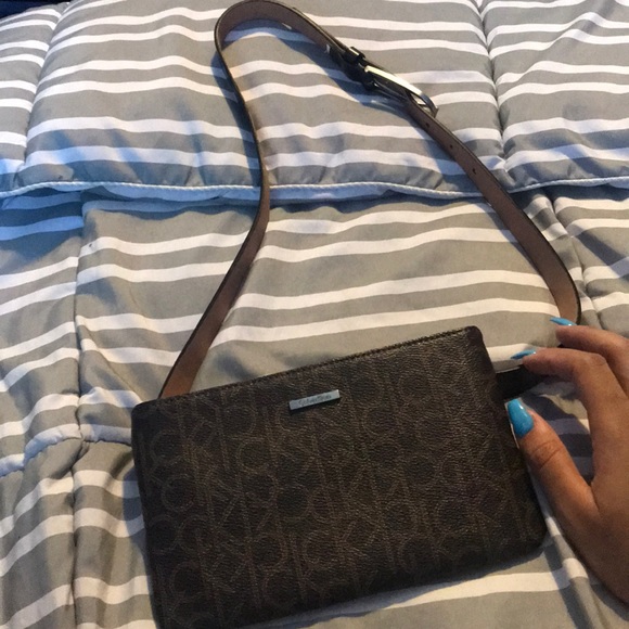 calvin klein shadow bum bag